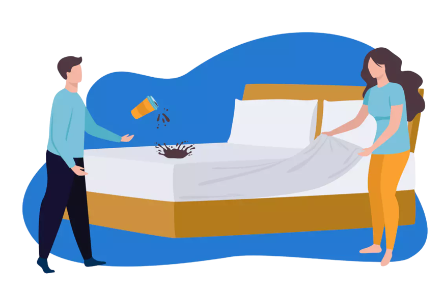 nettoyer matelas cafe